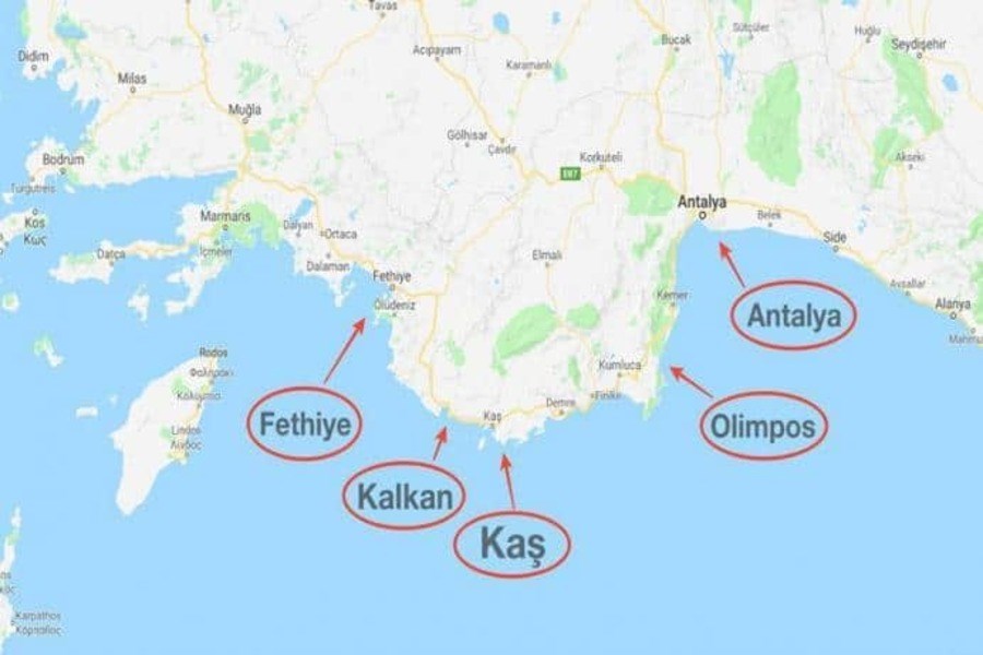 Antalya Kaş Olympos Adrasan Kekova Turu 3 Gece Konaklamalı İstanbul Bursa Çıkışlı Yılbaşı Özel