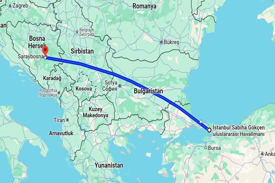 Saraybosna Turu Ajet Havayolları ile 3 Gece 4 Gün