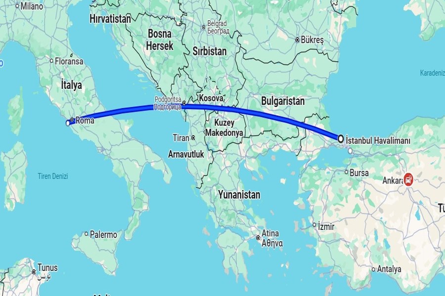 Büyük İtalya Plus Turu Pegasus Havayolları ile 7 Gece 8 Gün (FCO-MXP) RD001 - 8 Kasım