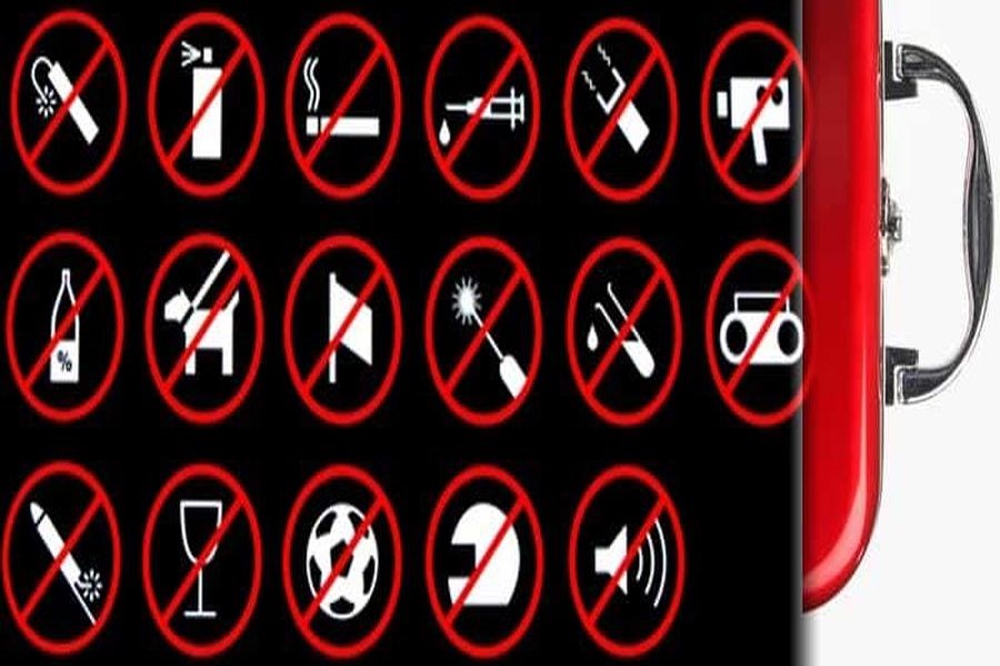 Uçak Yolculuklarında Taşınması Yasak Olan Eşyalar 