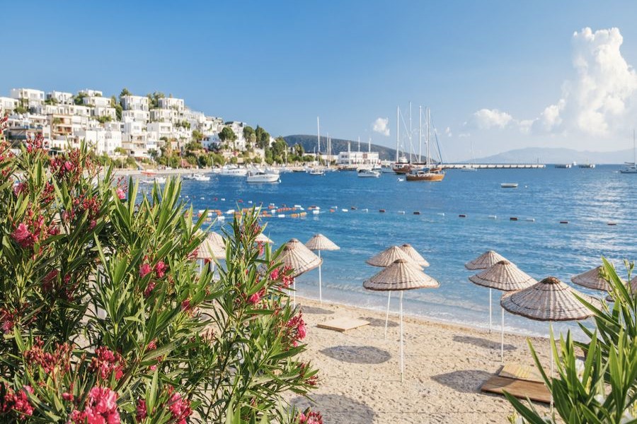 Bodrum, yarı yılda 344 bin yabancı misafir ağırladı