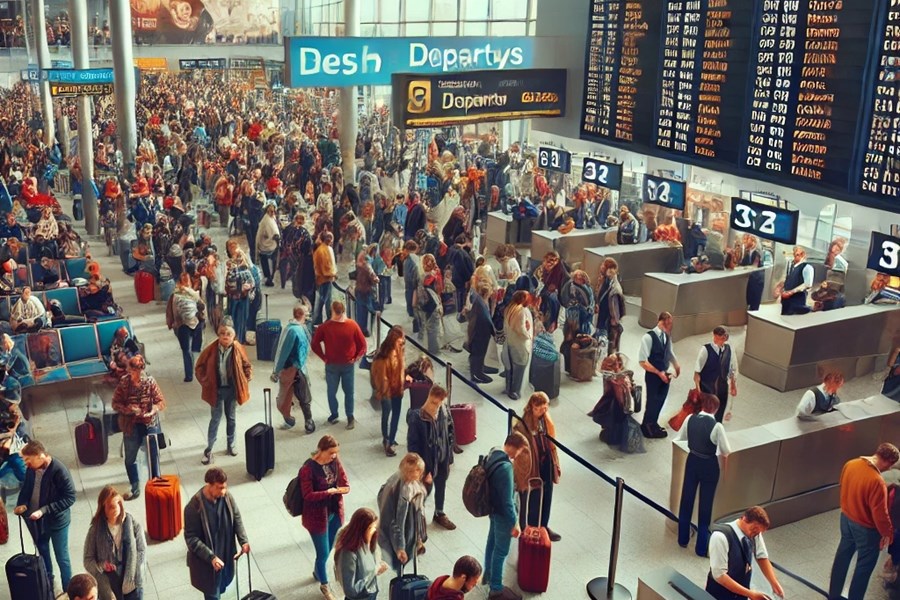 Avrupa Havalimanlarında Bayram Yoğunluğu