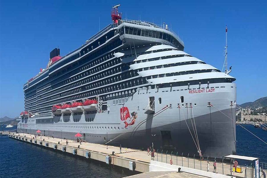 Bahamalar bayraklı kruvaziyer, Bodrum’a 2 bin 548 turist getirdi